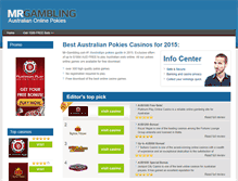 Tablet Screenshot of mr-gambling.com
